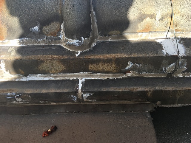 取り直し工事をご提案した棟瓦